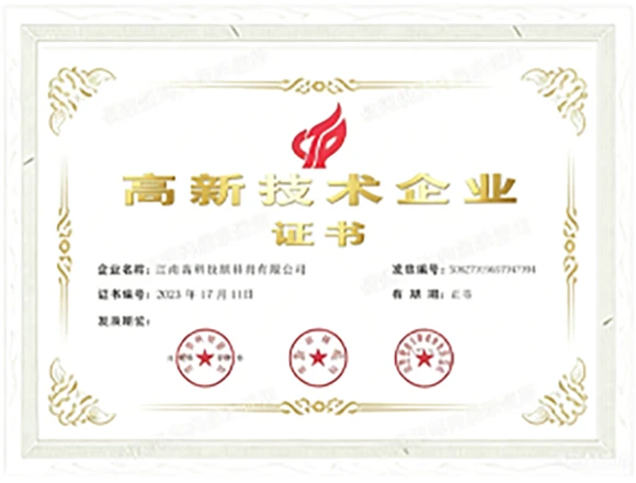 高新技术企业