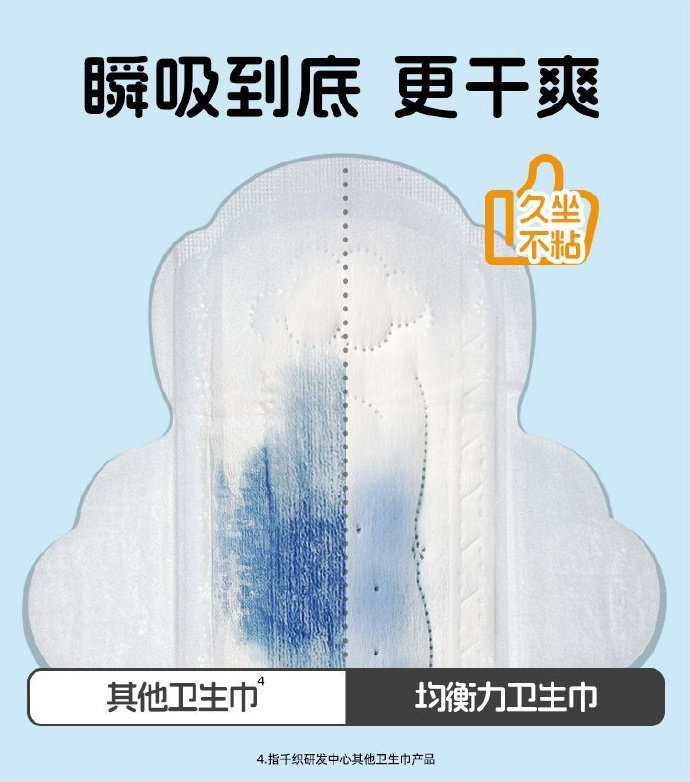 她研社均衡力卫生巾31片 弱酸抑菌极薄敏感肌日夜超值组合 柔软透气干爽透气睡觉穿很舒适 32.9元 - 线报酷