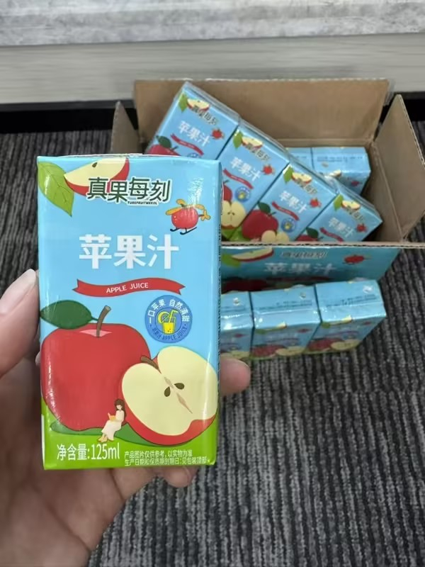 真果每刻果汁24盒苹果汁125ml*12盒+小青柠汁125ml*12盒 19.9元 - 86线报