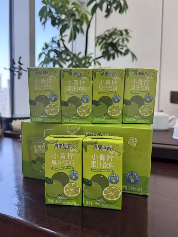 真果每刻果汁24盒苹果汁125ml*12盒+小青柠汁125ml*12盒 19.9元 - 86线报