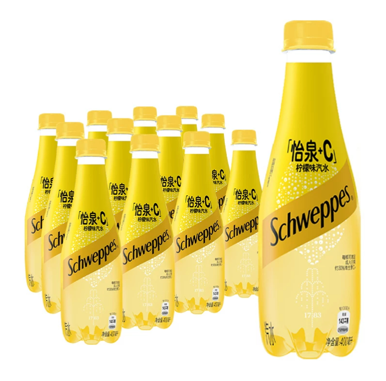 怡泉+C柠檬汽水400ml*12瓶 12.68元 - 86线报