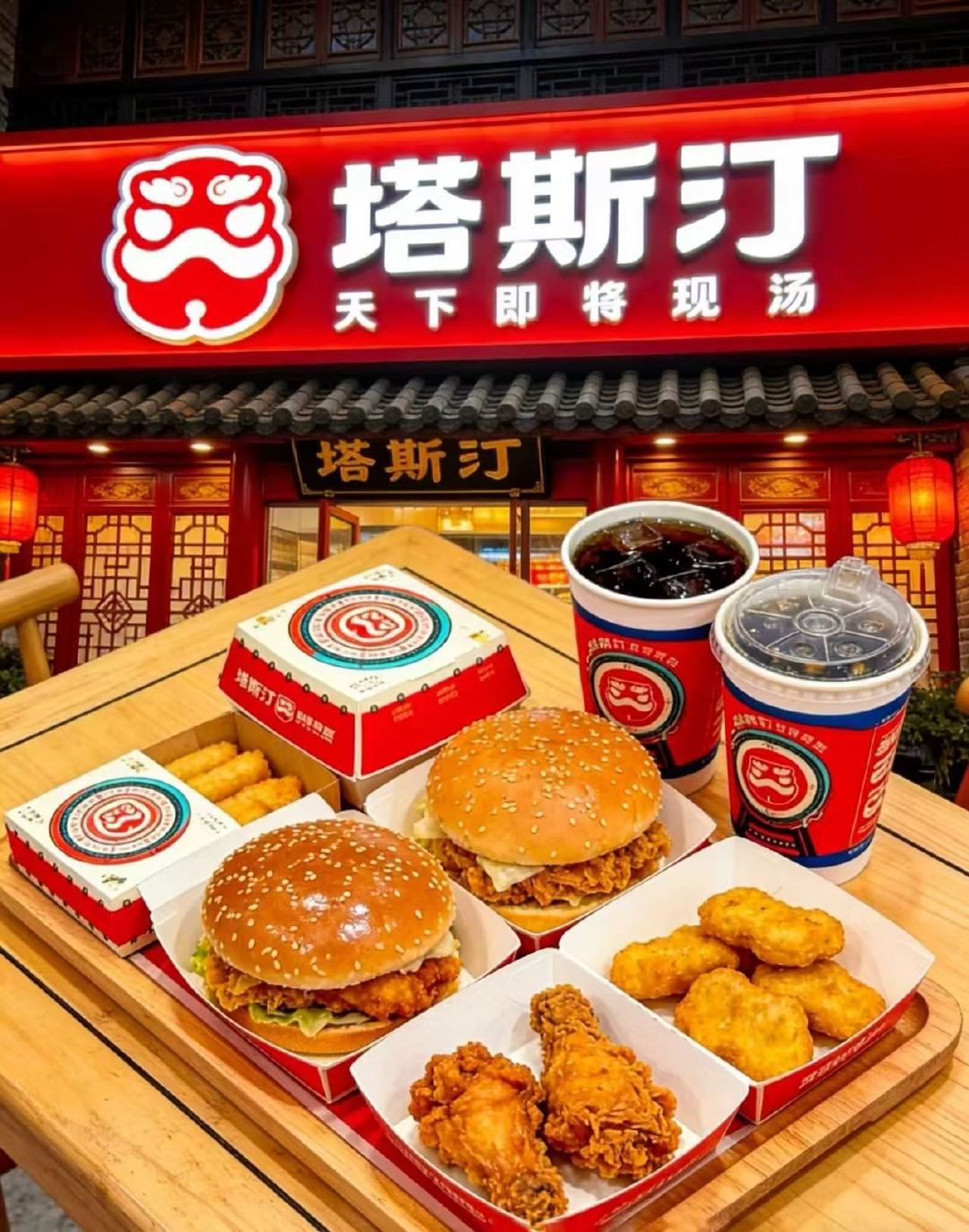 塔斯汀汉堡两件套 15.9元 - 线报酷