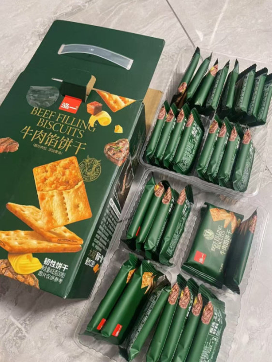 泓一牛肉馅饼干405g约30包 19元 - 86线报