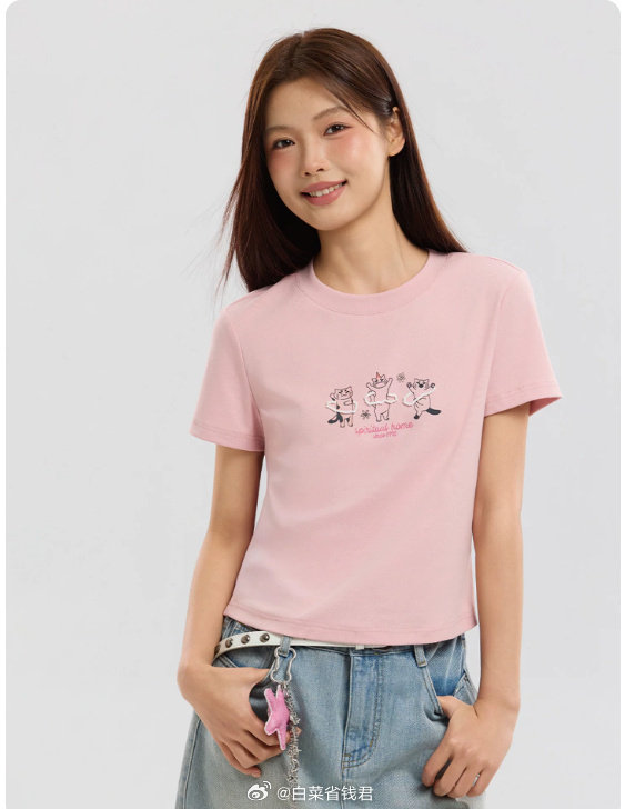 美特斯邦威女款修身短袖 29.65元 - 86线报 美特斯邦威女款修身短袖 29.65元 - 86线报