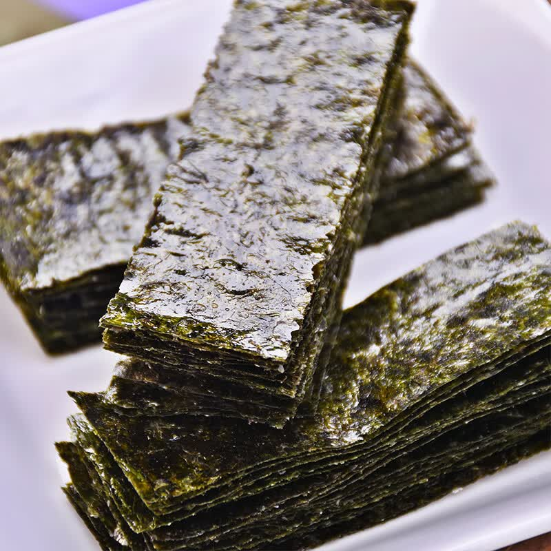 四洲紫菜即食海苔片50小包40g 18.60元 - 线报酷