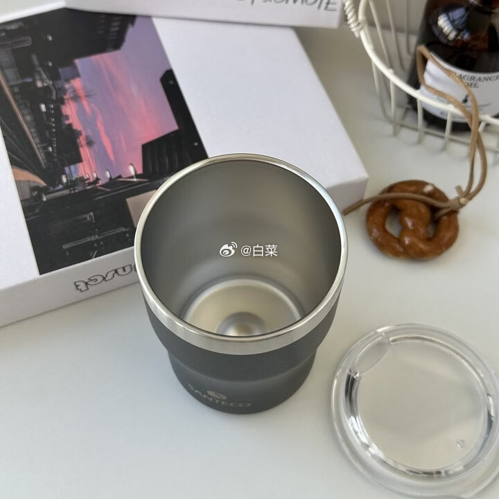 Santeco黑色不锈钢咖啡杯300ml 8.41元 - 86线报