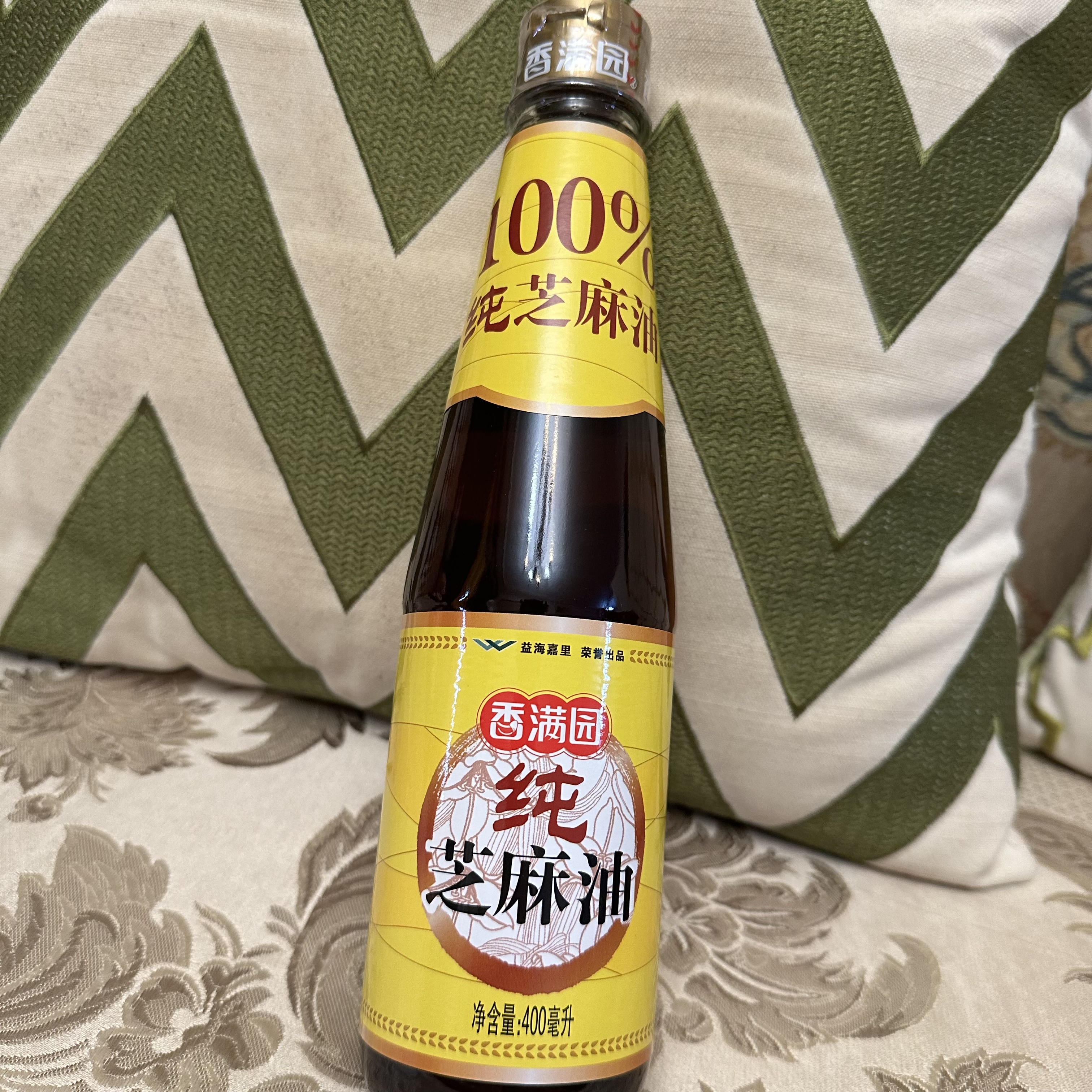 香满园纯芝麻油拍3件400ml*3瓶 36.99元 - 86线报
