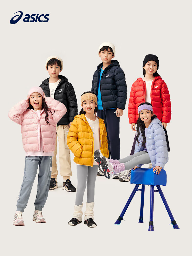 亚瑟士中大童保暖连帽轻薄羽绒服 114.34元 - 线报酷