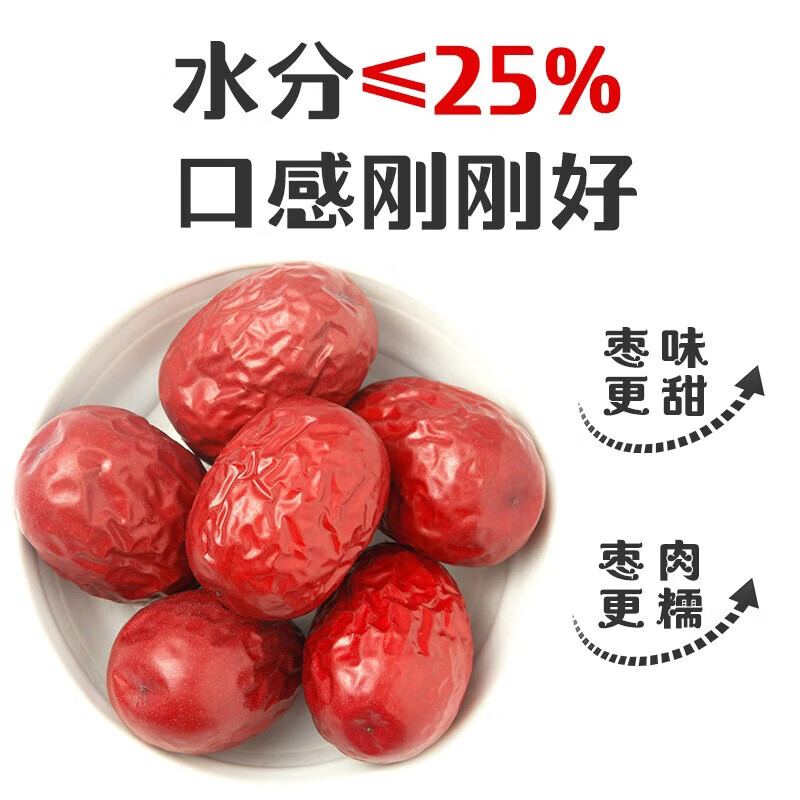 16.90/返6 十月稻田.新疆灰枣500g 下单返6元超市卡 返后10.90元 - 86线报