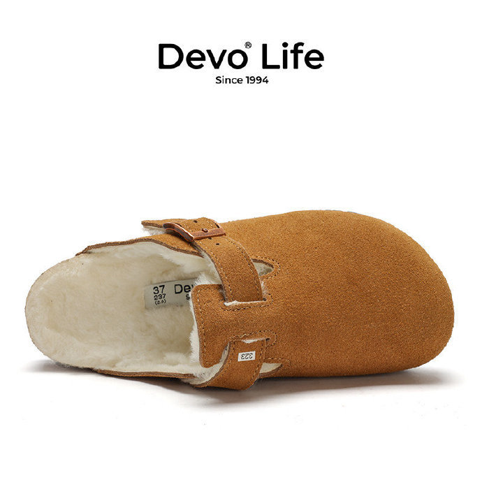 devo加绒加毛半包勃肯鞋 129.20元 - 线报酷