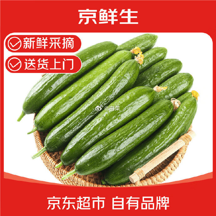 京鲜生山东荷兰水果黄瓜净重3斤 11.90元 - 清风线报