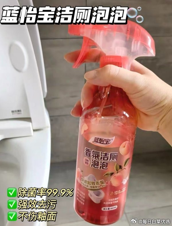 蓝怡宝洁厕泡泡480ml*3瓶 16.8元 - 清风线报