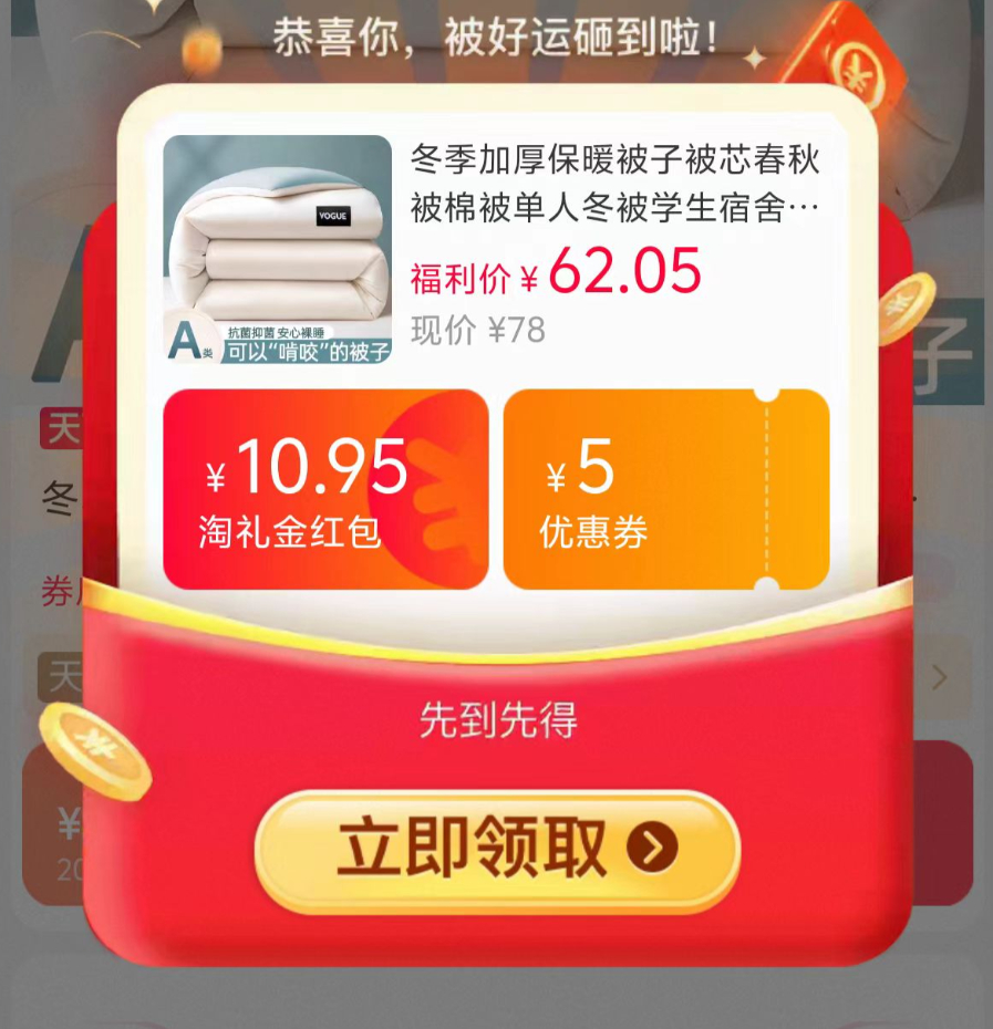 A类加厚冬被约6.5斤 55元 - 86线报
