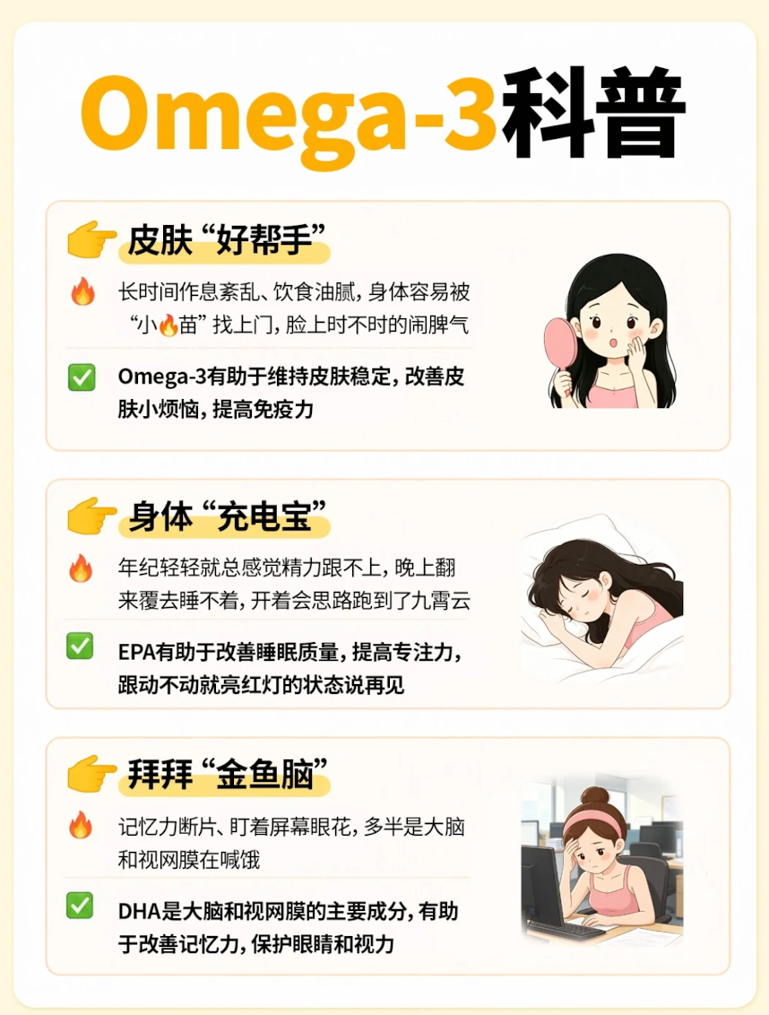 金凯撒迷你鱼油60粒*3盒 351元 - 86线报