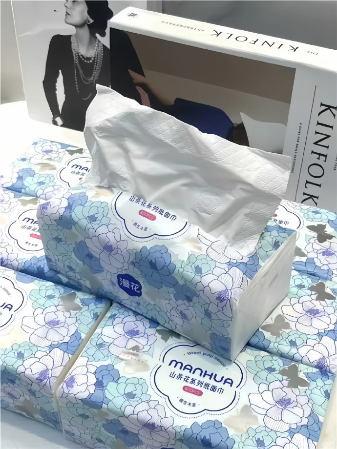 漫花山茶花大包抽纸5层400张*18包 26.9元 - 86线报 漫花山茶花大包抽纸5层400张*18包 26.9元 - 86线报