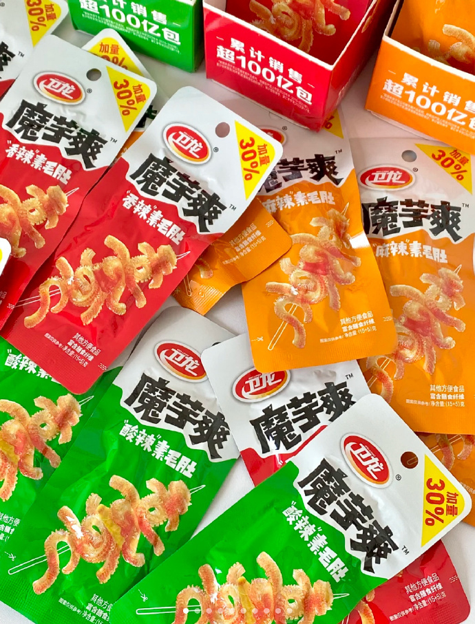 卫龙魔芋爽混合口味1kg/100包 29.9元 - 86线报