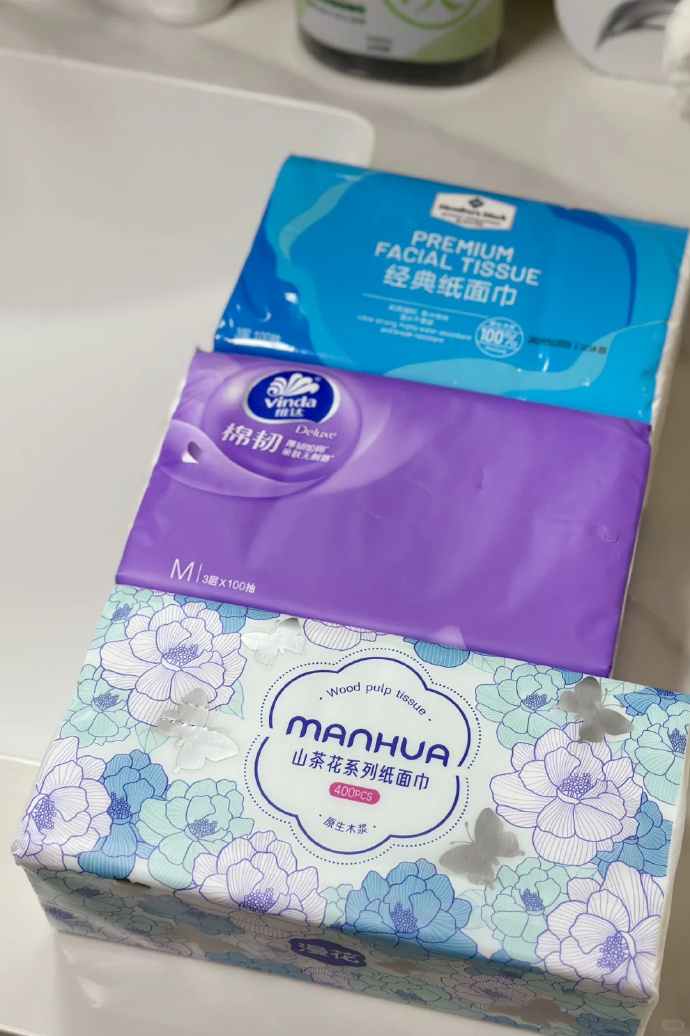 漫花山茶花抽纸5层*18包 26.9元，漫花山茶花抽纸5层*36包 48.9元 - 86线报