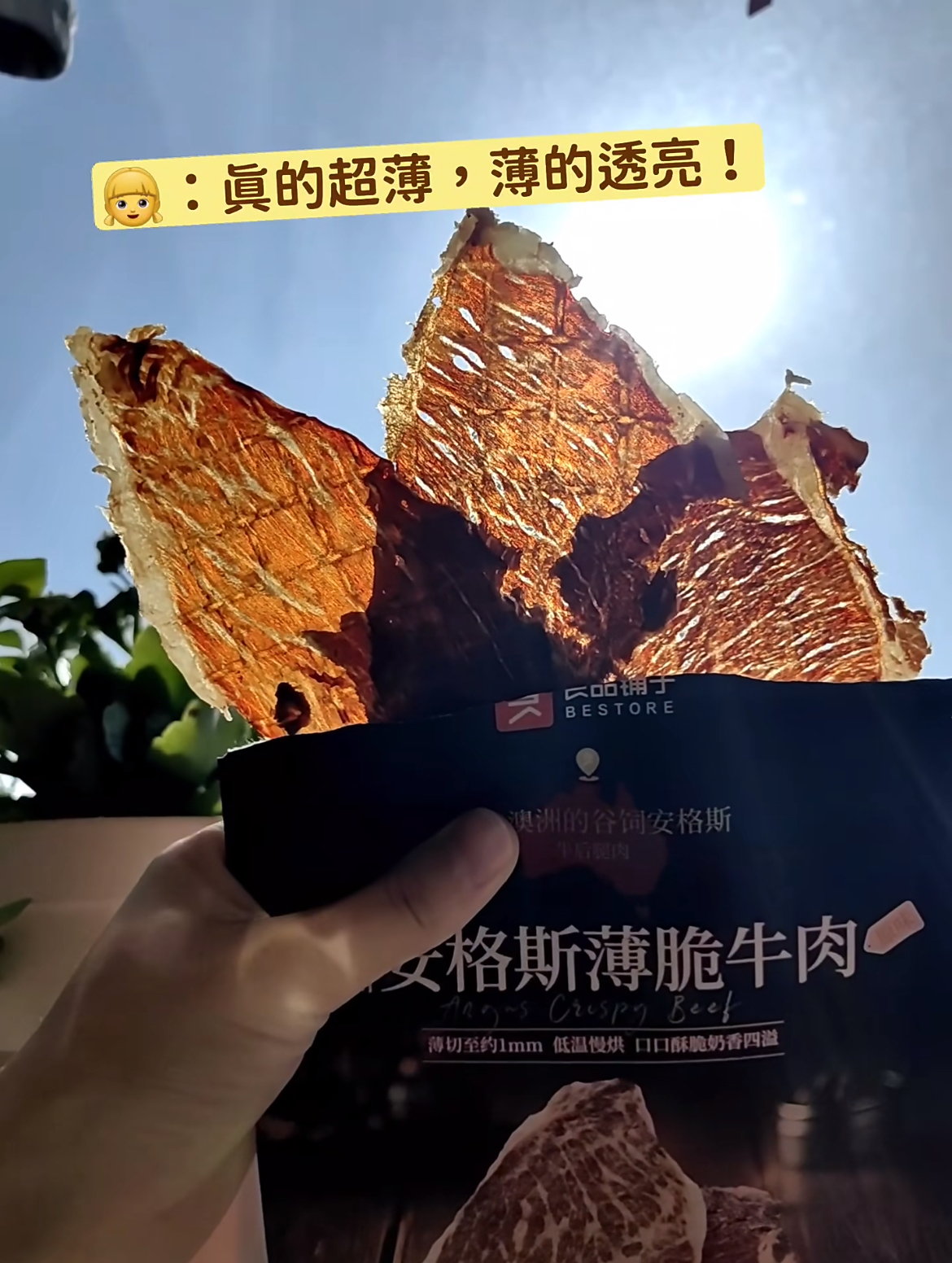 良品铺子澳洲安格斯风干牛肉脆片125g 49.9元 - 86线报