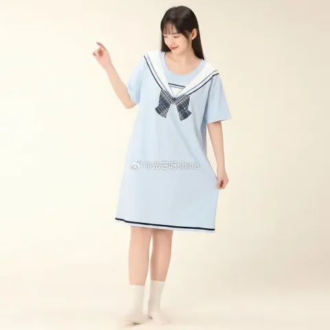tutuanna/趣趣安娜 家居服套装 淡蓝色 均码 图片 2