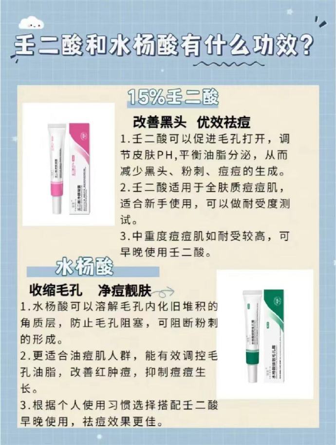 壬二酸凝胶+水杨酸毛孔酸 9.9元 - 86线报