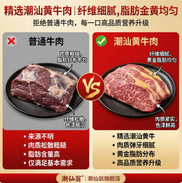 潮仙翁牛肉丸/牛筋丸250g*4袋 28.99元 - 86线报