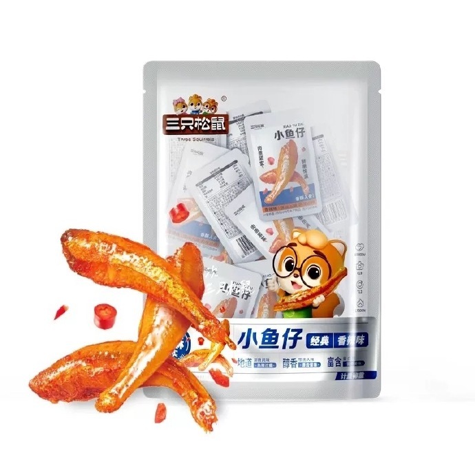 三只松鼠香辣小鱼仔140g 9.44元 - 86线报