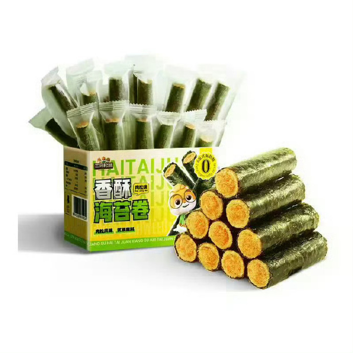 三只松鼠肉松海苔卷160g 8.71元 - 86线报