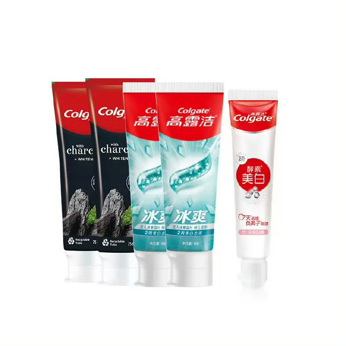 高露洁竹炭牙膏组合5支+赠品 13.1元 - 86线报 高露洁竹炭牙膏组合5支+赠品 13.1元 - 86线报