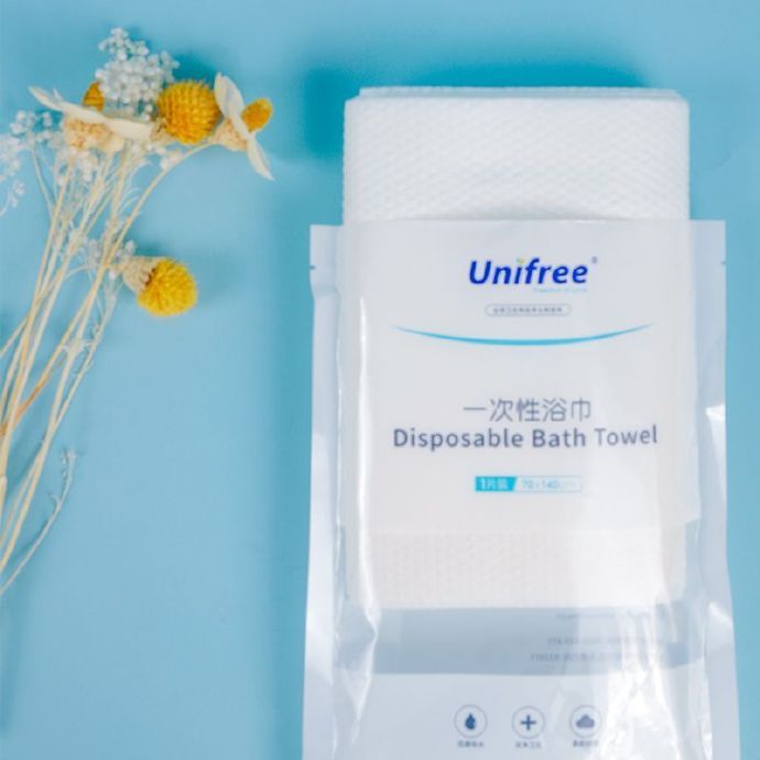 Unifree一次性浴巾70*140cm*5包 18.9元 - 线报酷