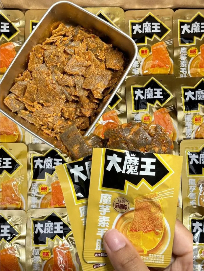 盐津铺子大魔王麻酱素毛肚50袋 19.9元 - 线报酷