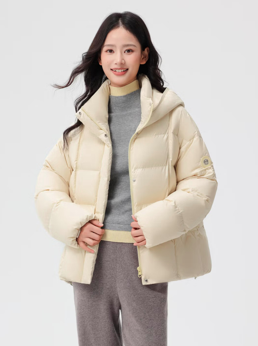 雪中飞短款连帽羽绒服(女款) 229元 - 86线报 雪中飞短款连帽羽绒服(女款) 229元 - 86线报