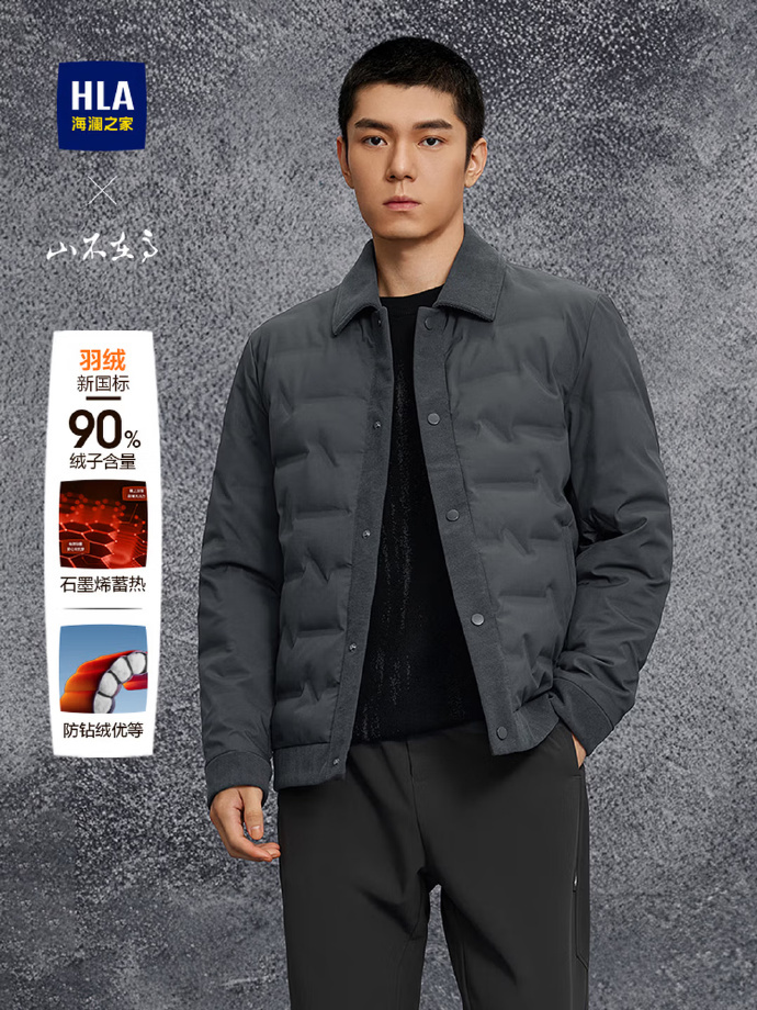 海澜之家羽绒服轻商务90绒 197.1元 - 86线报