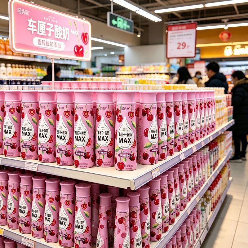 车厘子酸奶280g*12瓶 19.8元 - 清风线报