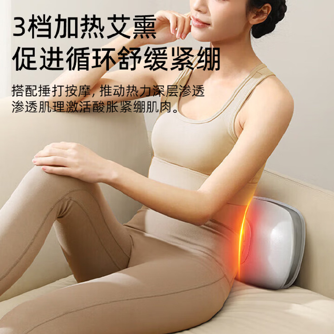 爱教授脉冲腰带按摩器 129元，爱教授脉冲腰部按摩仪器 199元，爱教授揉捏按摩靠垫 239元 - 86线报