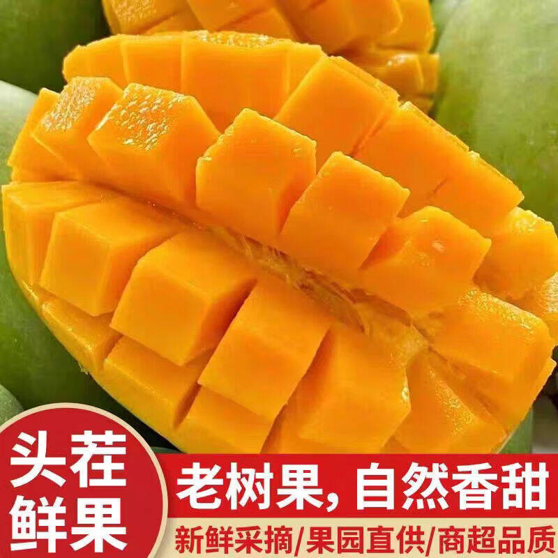 集南鲜海南金煌芒果净重4.5斤单果250g起 12.79元 - 86线报