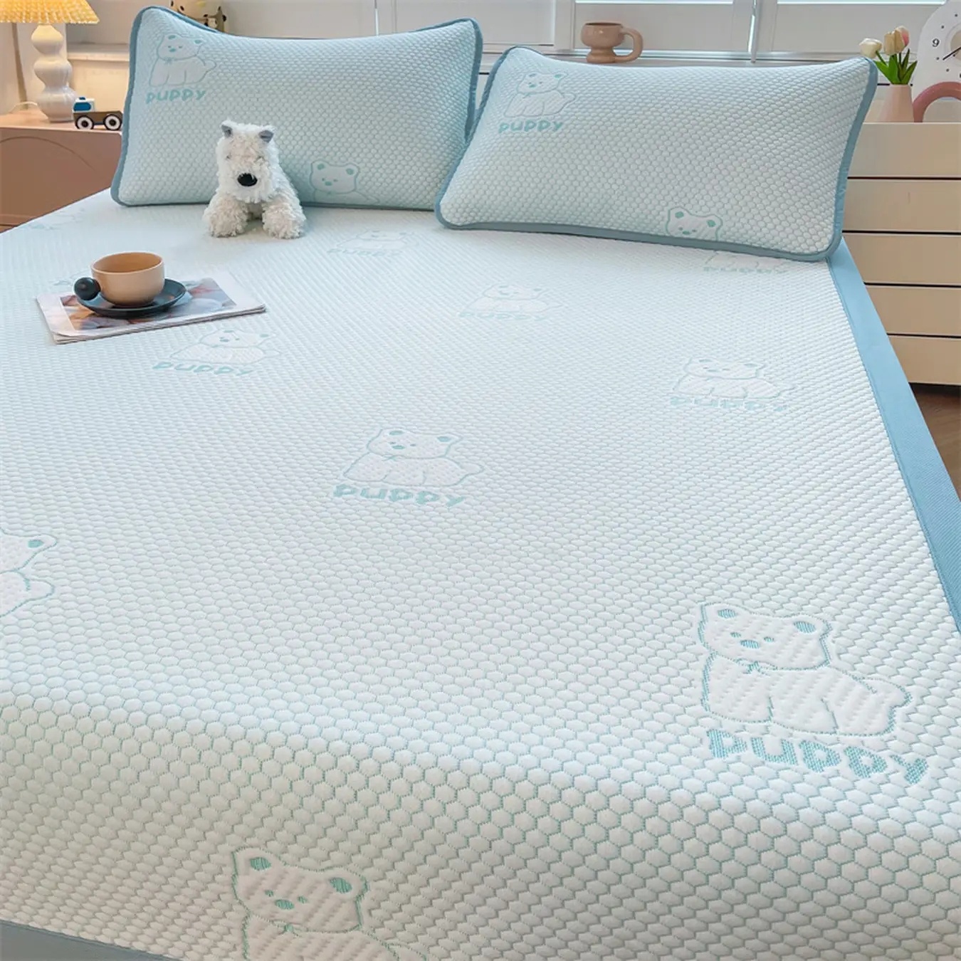 羽匠小冰熊冰豆豆凉席单件200cm*150cm 59.9元 - 86线报