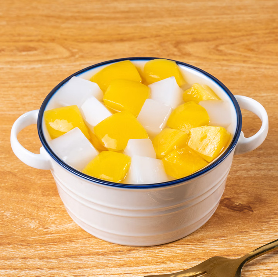林家铺子双色黄桃椰果罐头1000g*2罐 19.8元 - 线报酷
