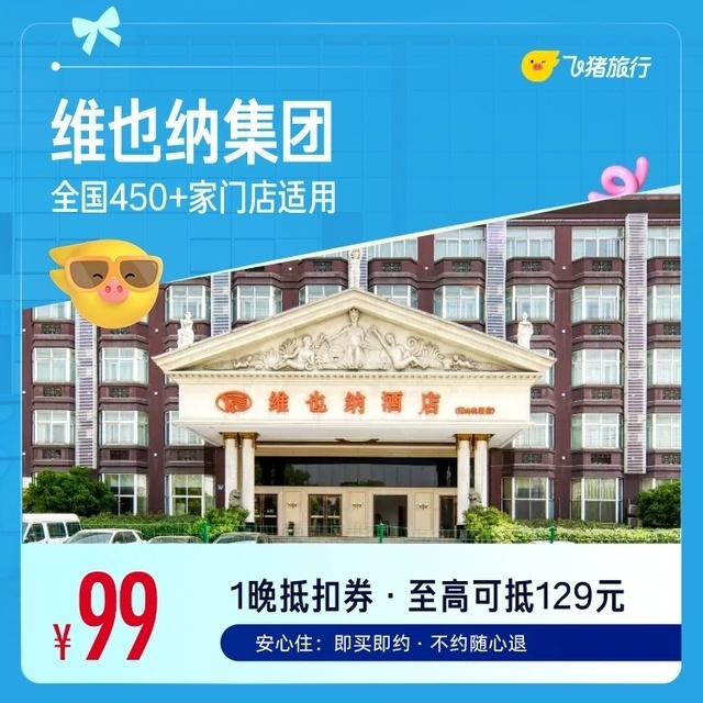 维也纳酒店全国450+门店1晚通用券 99元 - 86线报
