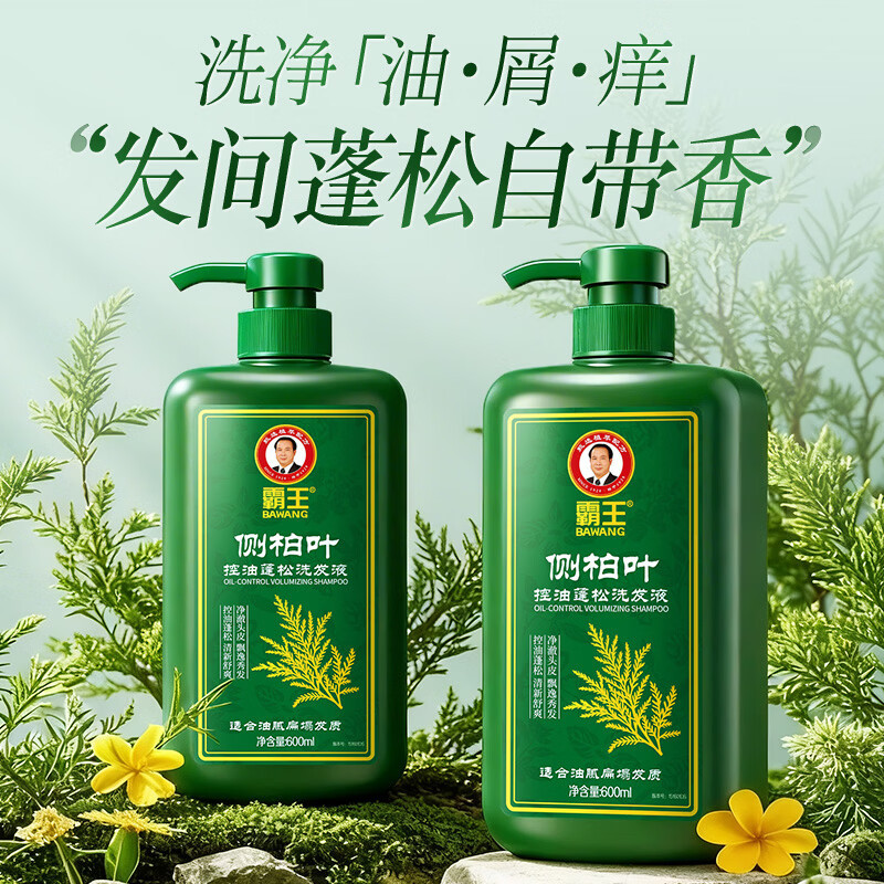 霸王侧柏叶洗发水600ml×2瓶拍2件 40元 - 86线报 霸王侧柏叶洗发水600ml×2瓶拍2件 40元 - 86线报
