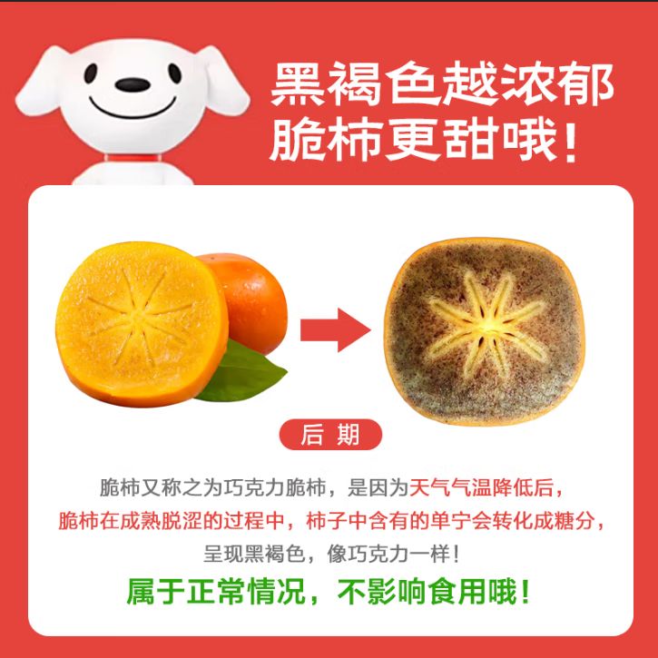 京鲜生甜脆柿净3斤 16.9元 - 86线报