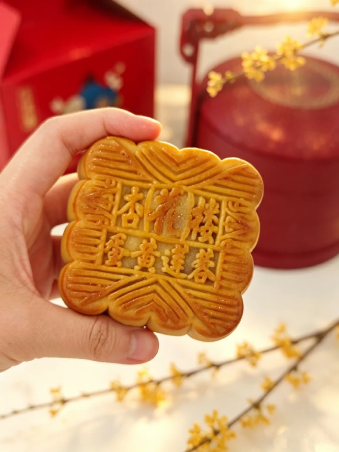 追求高品质的选这款 141元 杏花楼 繁花似锦中秋节月饼礼盒6味11饼1200g - 线报酷