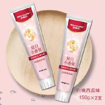 14.28 舒露洁.酵素焕白牙膏150g*4支 白桃西瓜味 - 86线报