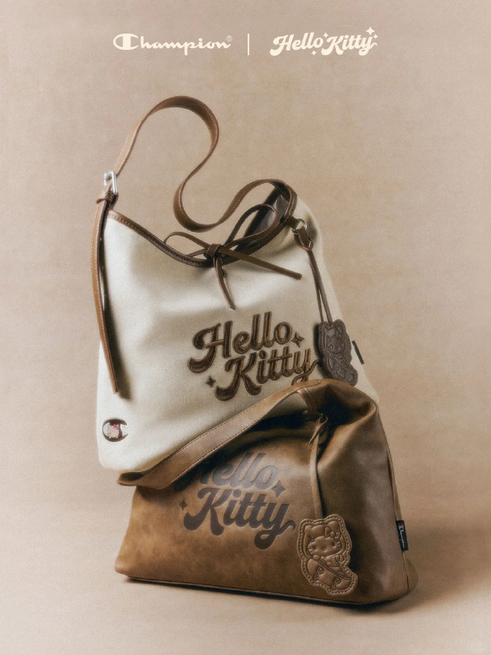 Champion Hello Kitty联名款hobo包 250元 - 线报酷 Champion Hello Kitty联名款hobo包 250元 - 线报酷