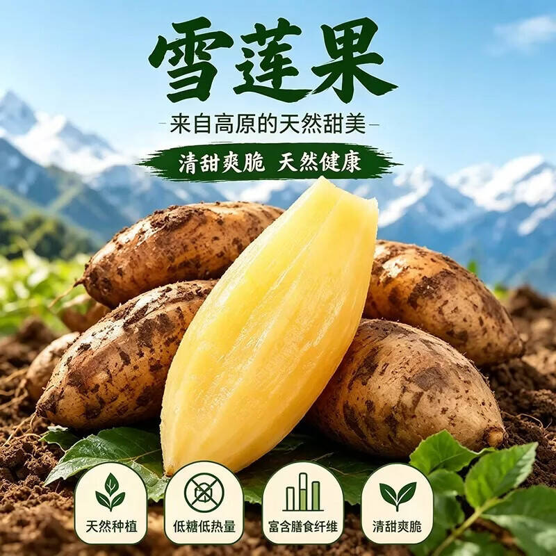薏品甄鲜雪莲果净5斤 送削皮刀 19.9元 - 86线报 薏品甄鲜雪莲果净5斤 送削皮刀 19.9元 - 86线报