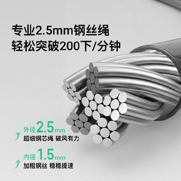 Keep中小学生竞速钢丝跳绳 19元 - 线报酷