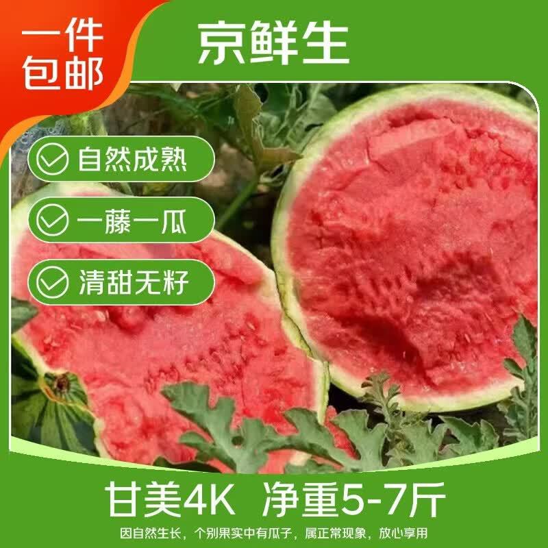 甘美4k西瓜到手1-2粒装净重5-7斤 19.9元 - 86线报