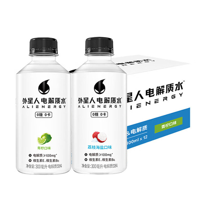 外星人电解质水混合口味300ml*12瓶 28.8元 - 86线报