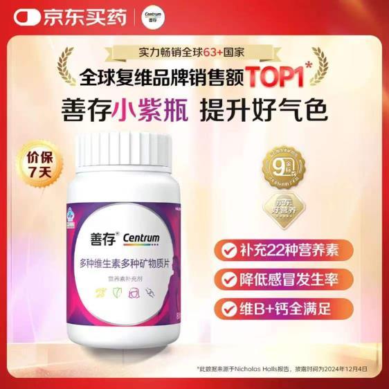 善存多种维生素矿物质片80粒女士 65元，善存多种维生素矿物质片80粒男士 65元 - 86线报