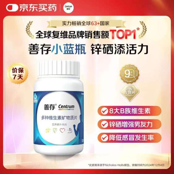 善存多种维生素矿物质片80粒女士 65元，善存多种维生素矿物质片80粒男士 65元 - 86线报