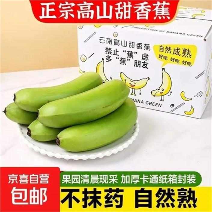 划.算‼甜香蕉已验货 京喜自营 云南高山甜香蕉5斤 12.9💰京东快递 - 86线报